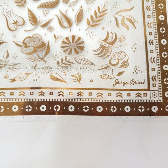 Georges Briard MCM Glass Serving Trays - Picture 7 of 8
